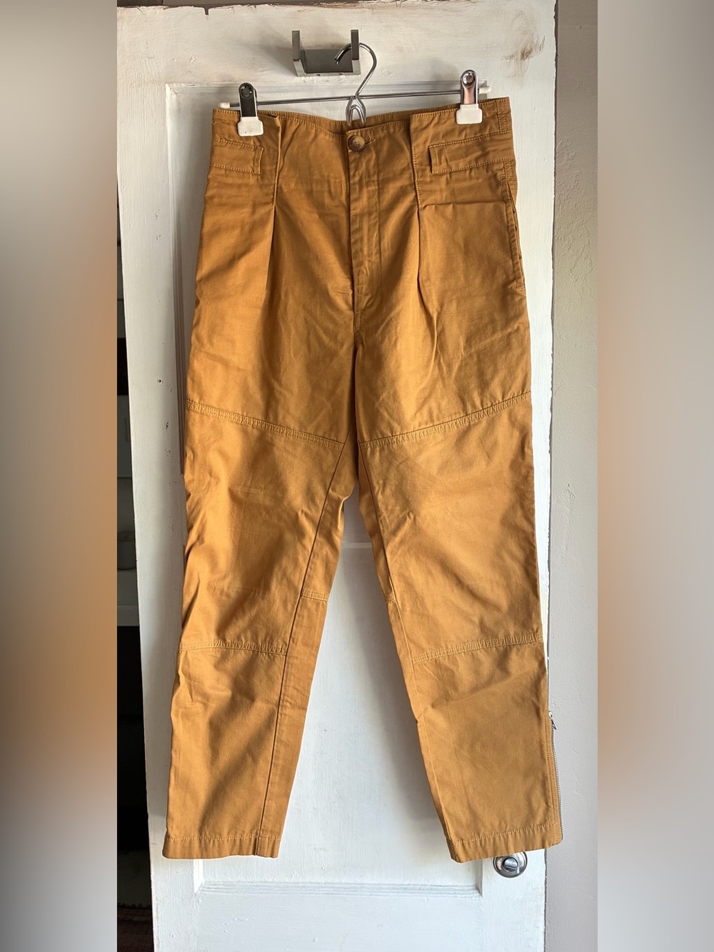 Rag & Bone Tan/Khaki Moto Pants